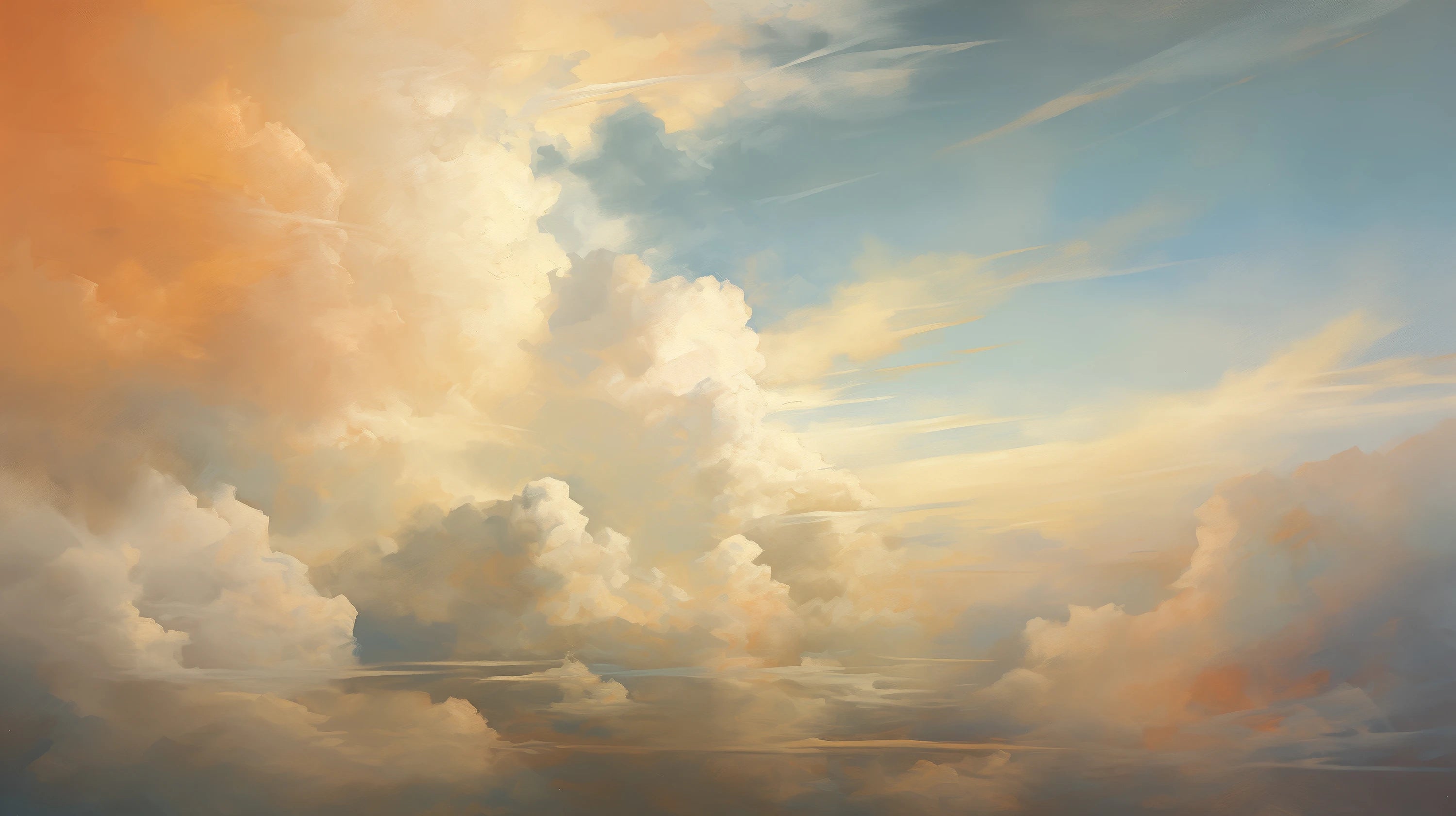 Pattern preview: Prezentacja całego wzoru fototapety o nazwie Sunset Canvas