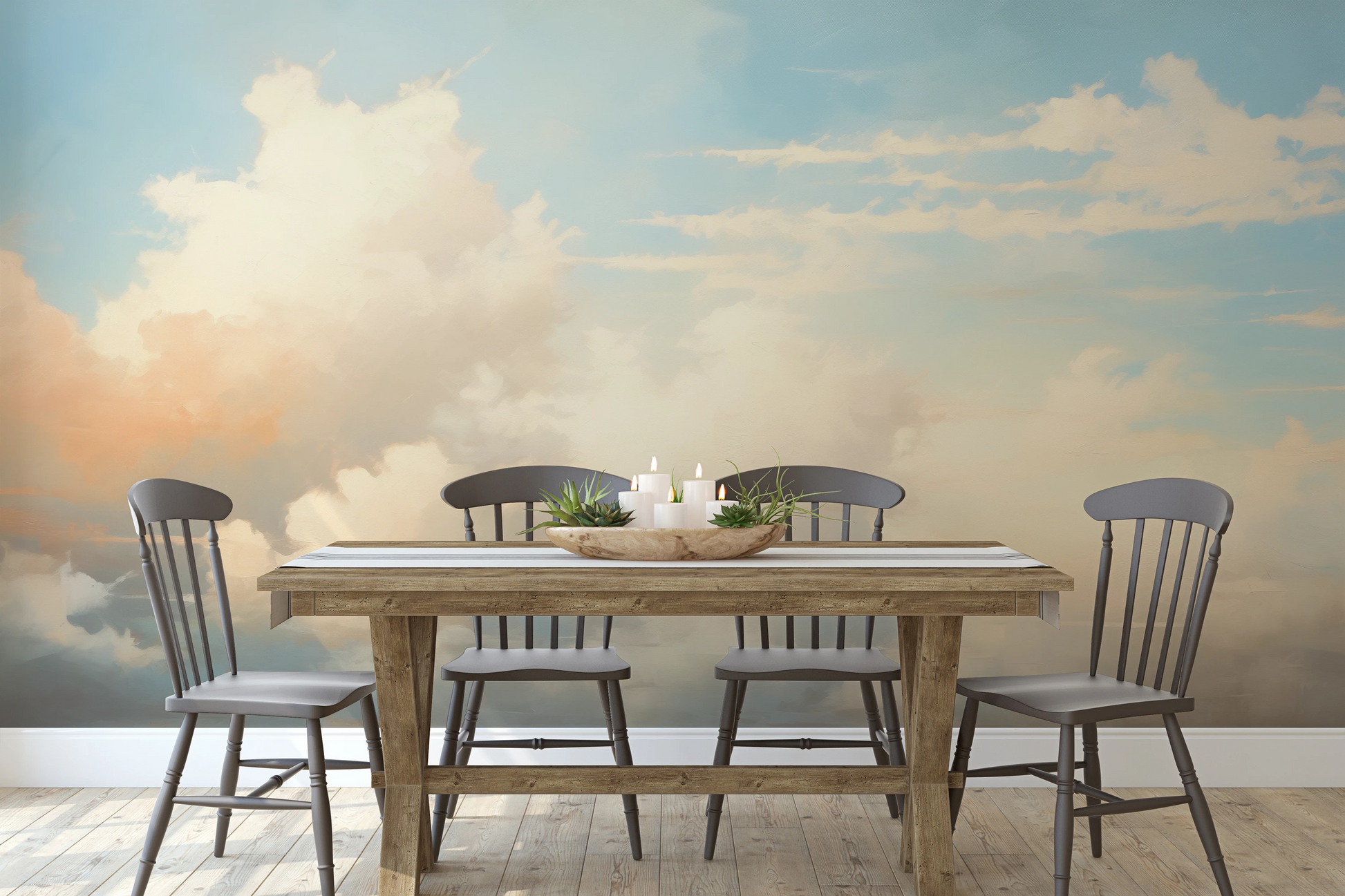 Fototapeta o nazwie Cotton Whispers użyta w aranzacji wnętrza.