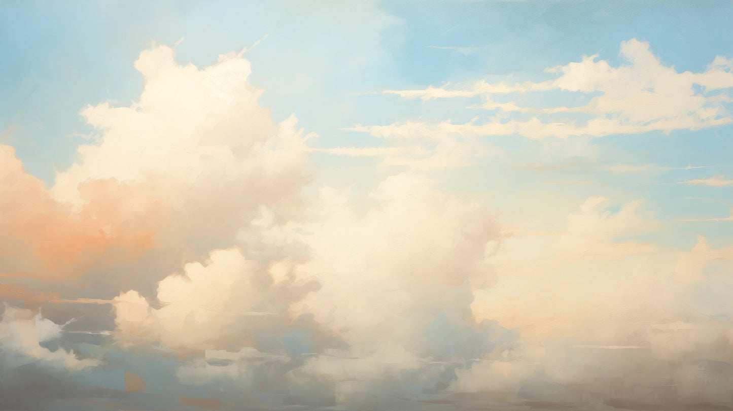 Prezentacja całego wzoru fototapety o nazwie Cotton Whispers