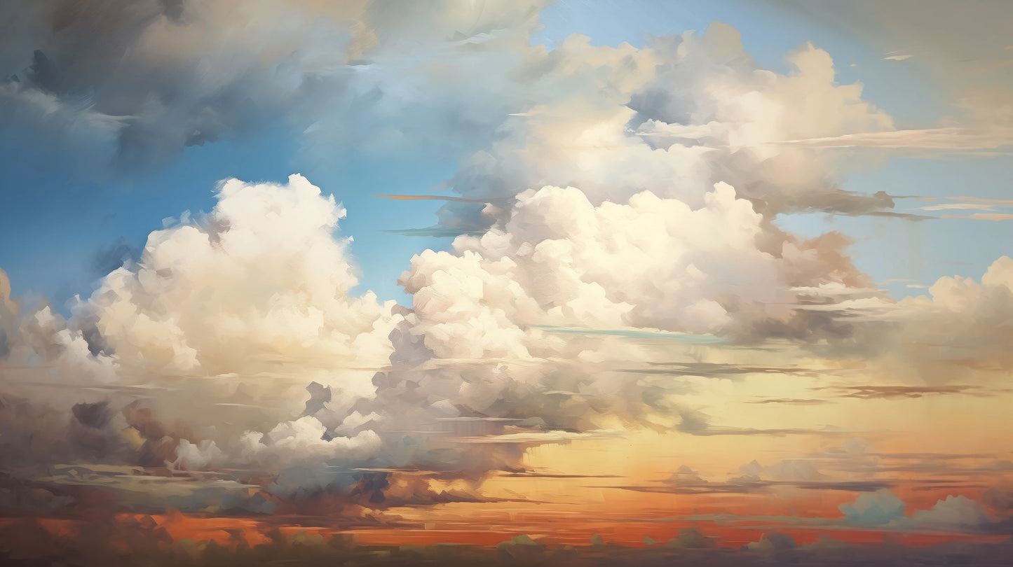 Prezentacja całego wzoru fototapety o nazwie Sunset Majesty