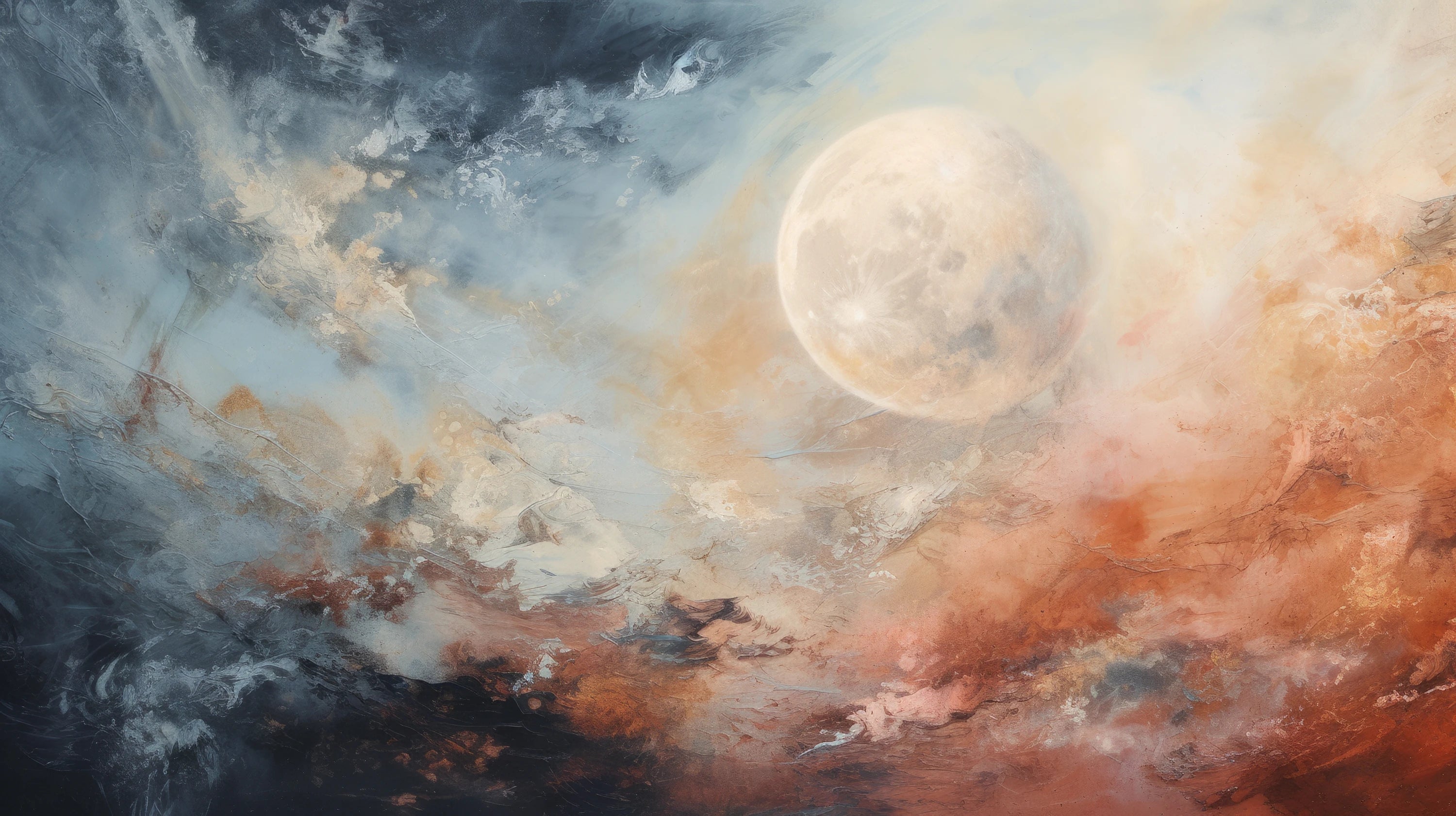 Podgląd wzoru: Prezentacja całego wzoru fototapety o nazwie Moon's Monochrome