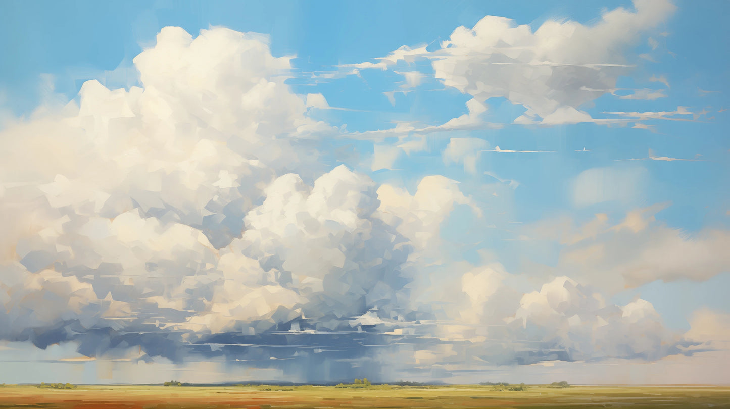 Prezentacja całego wzoru fototapety o nazwie Ethereal Fields