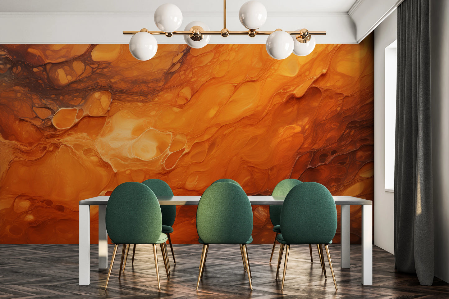 Fototapeta o nazwie Mercurial Craters użyta w aranzacji wnętrza.