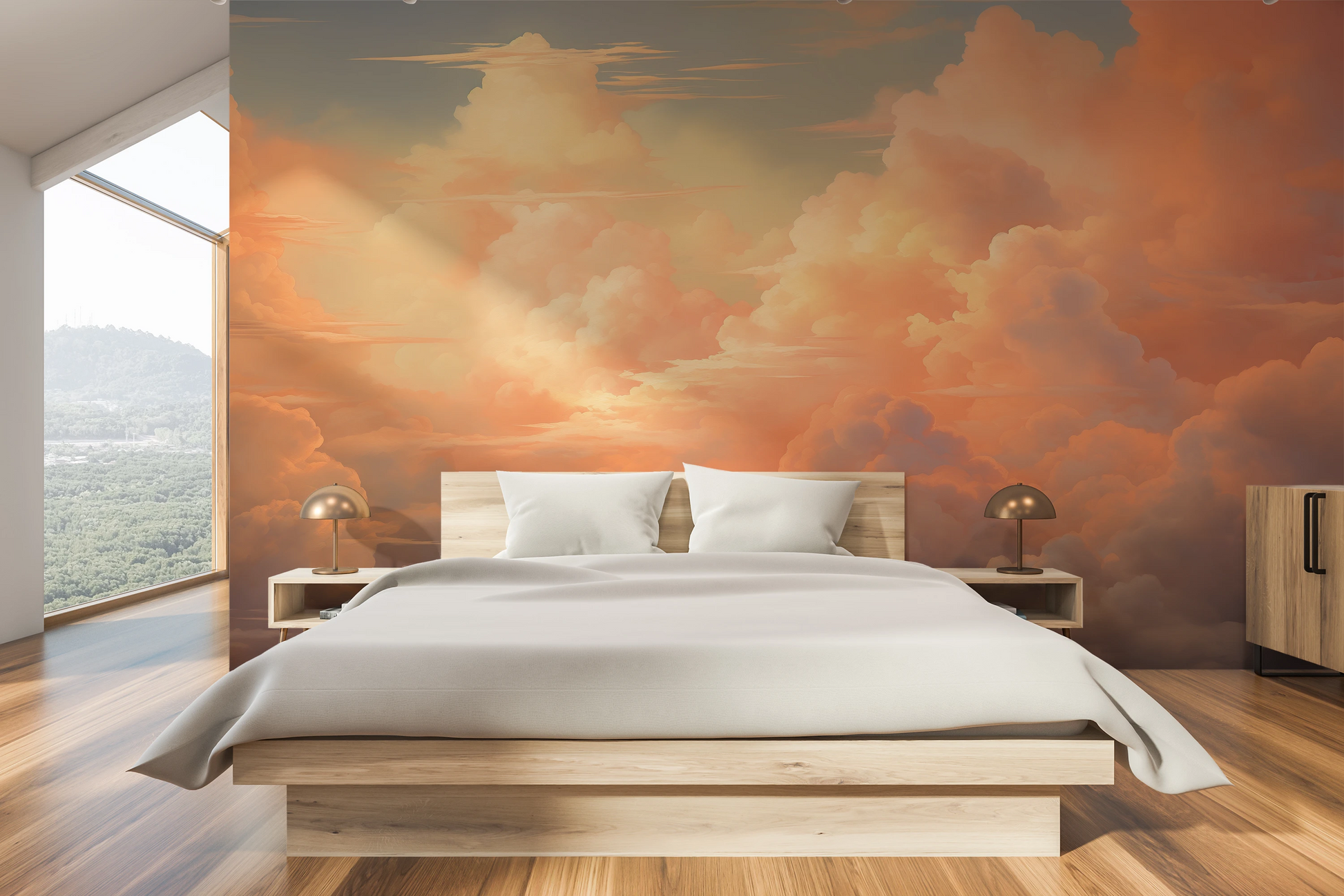 Fototapeta o nazwie Sunset Serenity użyta w aranzacji wnętrza.