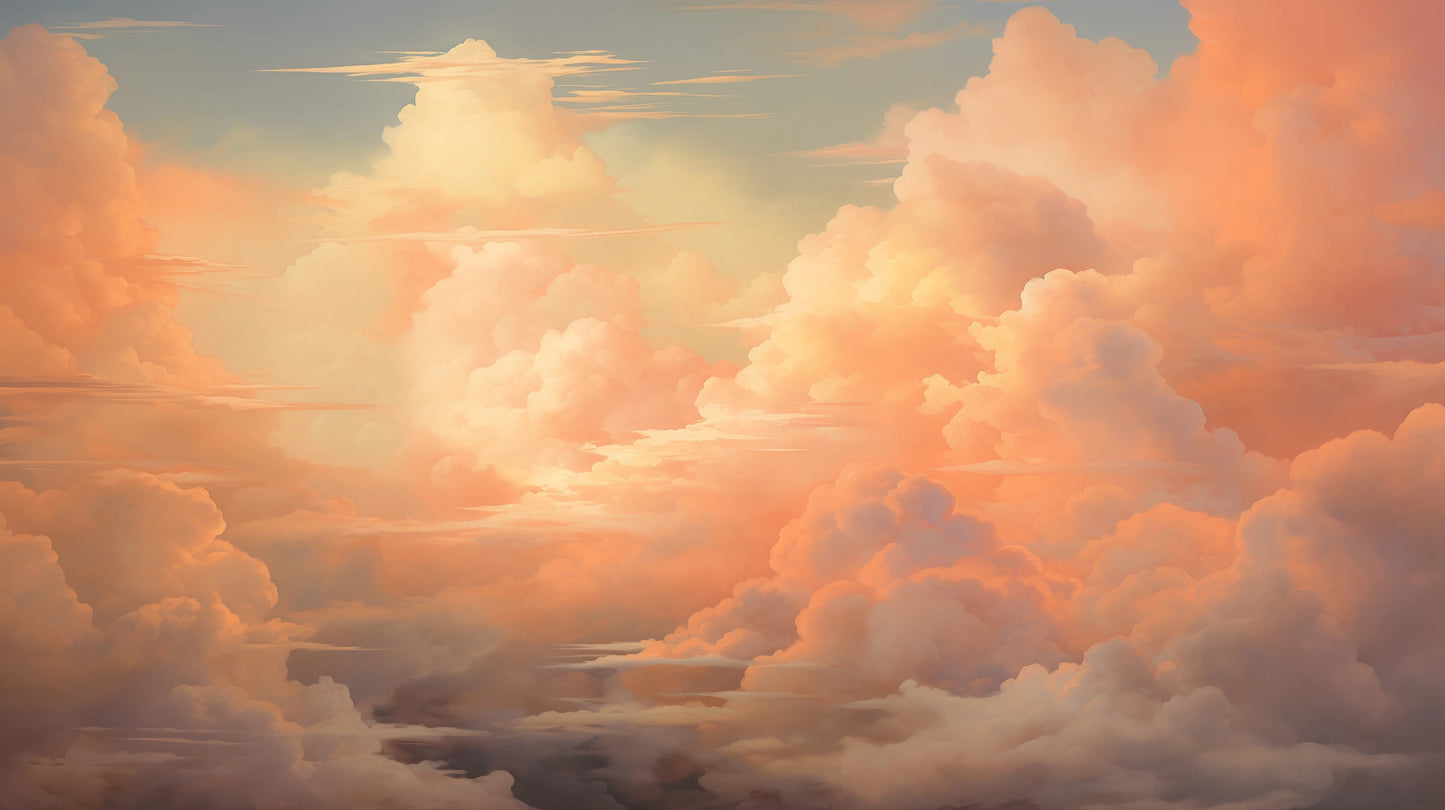 Prezentacja całego wzoru fototapety o nazwie Sunset Serenity