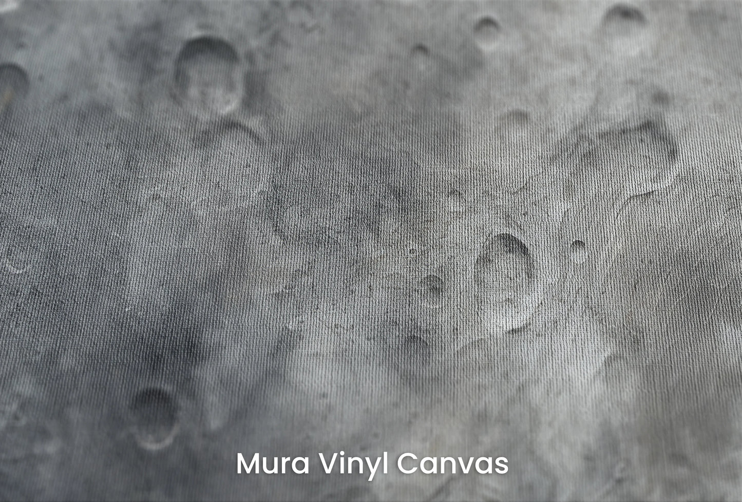 Zbliżenie na artystyczną fototapetę o nazwie Lunar Desert na podłożu Mura Vinyl Canvas - faktura naturalnego płótna.