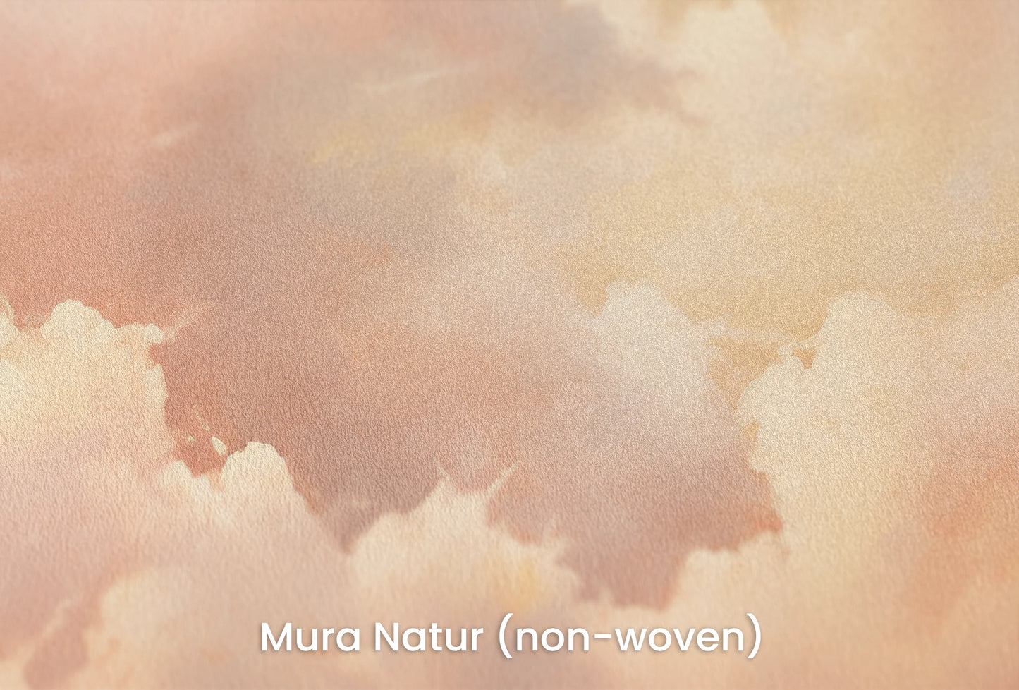 Zbliżenie na artystyczną fototapetę o nazwie Amber Tranquility na podłożu Mura Natur (non-woven) - naturalne i ekologiczne podłoże.