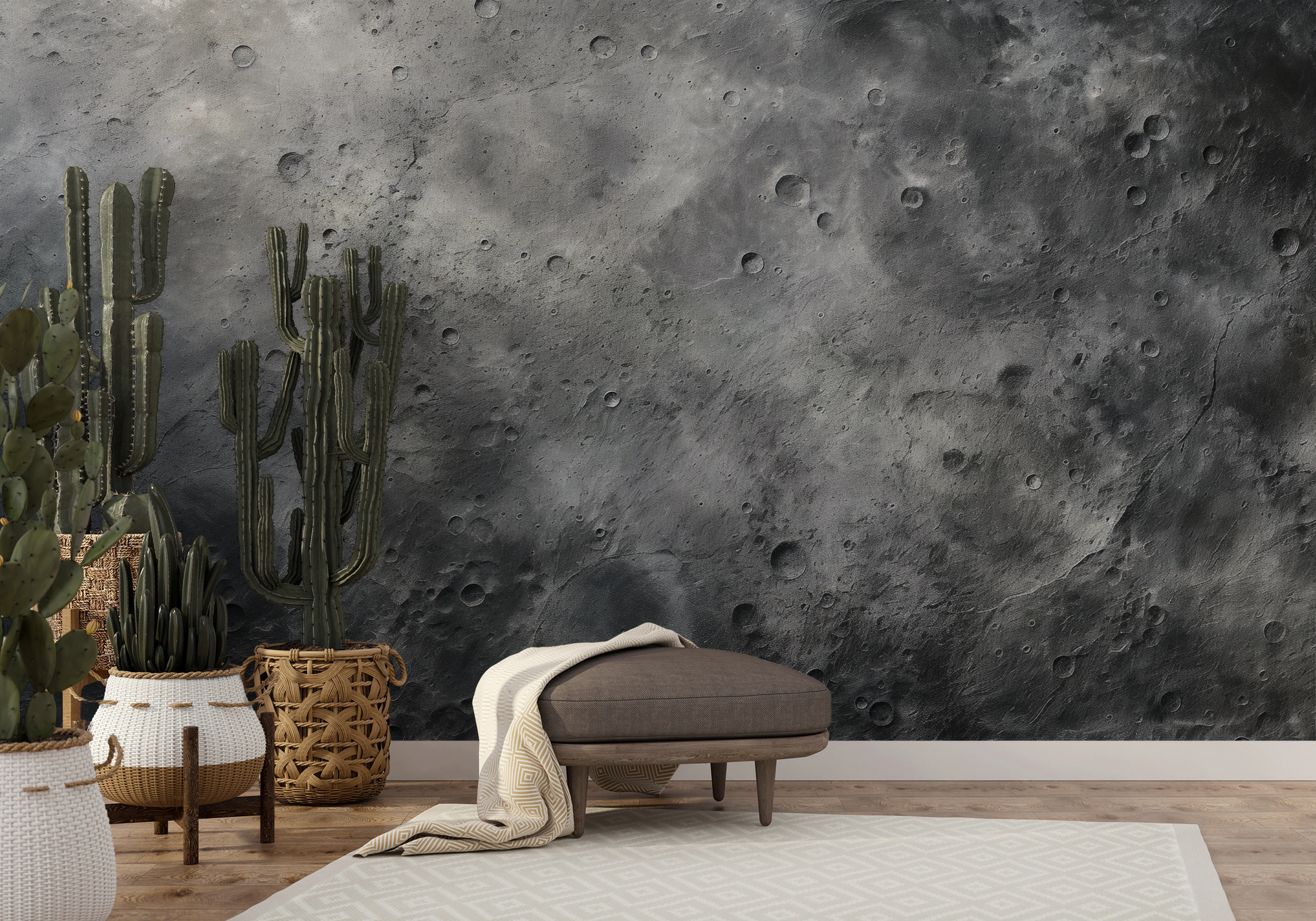 Fototapeta malowana o nazwie Serene Nebula pokazana w aranżacji wnętrza.