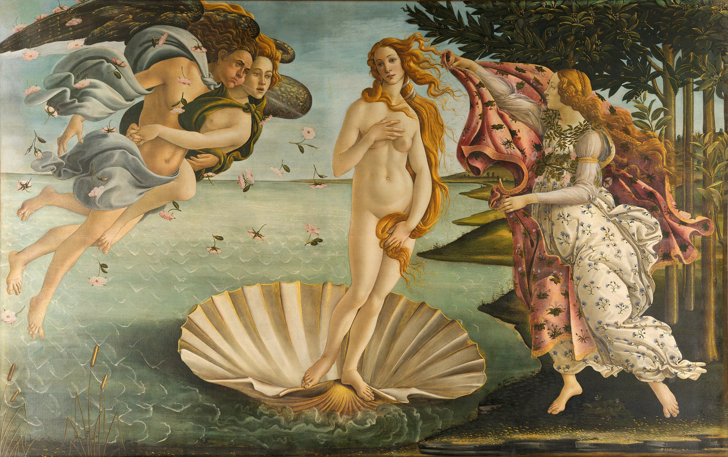 Sandro Botticelli - The birth of Venus 1483 - 1485-1483-1485