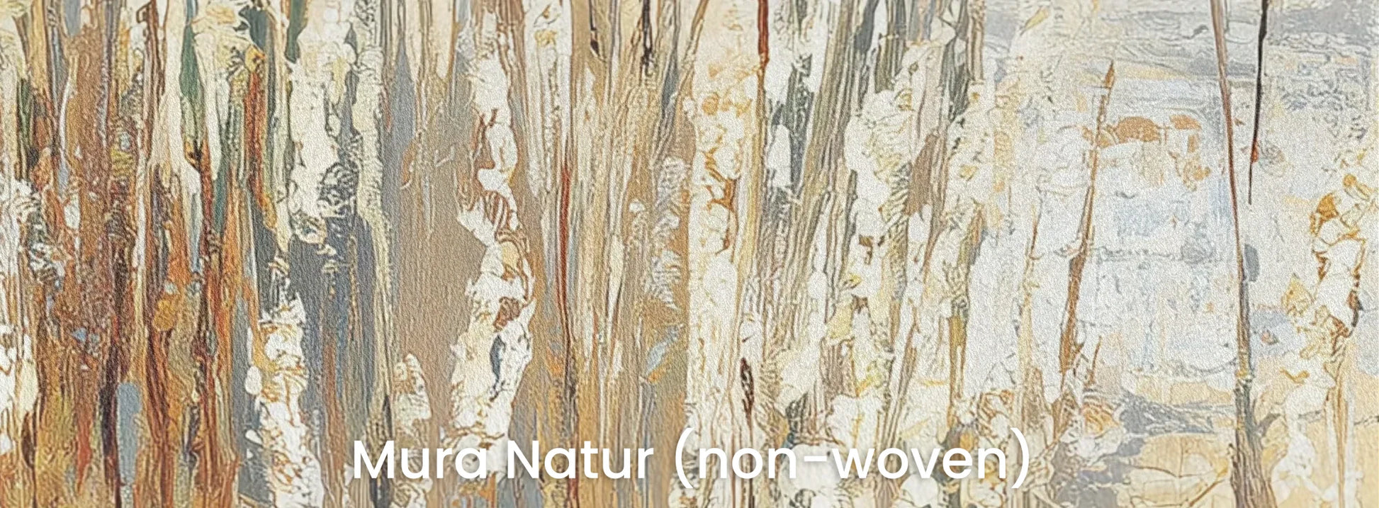 Zbliżenie na fototapetę RUSTIC CANVAS - tapeta z beżowymi źdźbłami traw na jasnym tle na naturalnym podłożu ekologicznym.