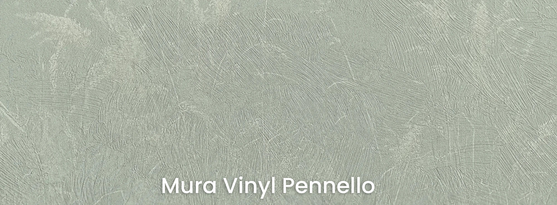 Zbliżenie na fototapetę SILENT SHORE - tapeta z mglistą trawą w szarej tonacji na podłożu o fakturze pociągnięć pędzla.