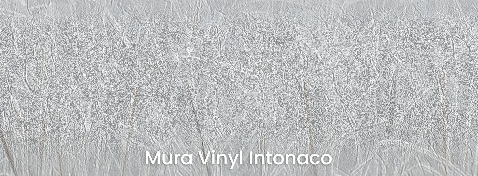 Zbliżenie na fototapetę FROSTBOUND SERENITY - tapeta z zimowymi trawami w szarej mgle na podłożu o strukturze tartego tynku.