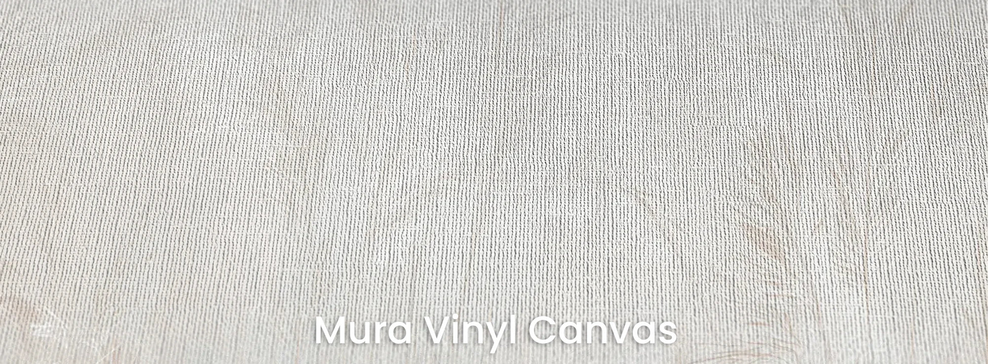 Zbliżenie na fototapetę LUMINOUS REEDS - tapeta z mglistymi trawami w jasnej tonacji na podłożu o fakturze płótna.