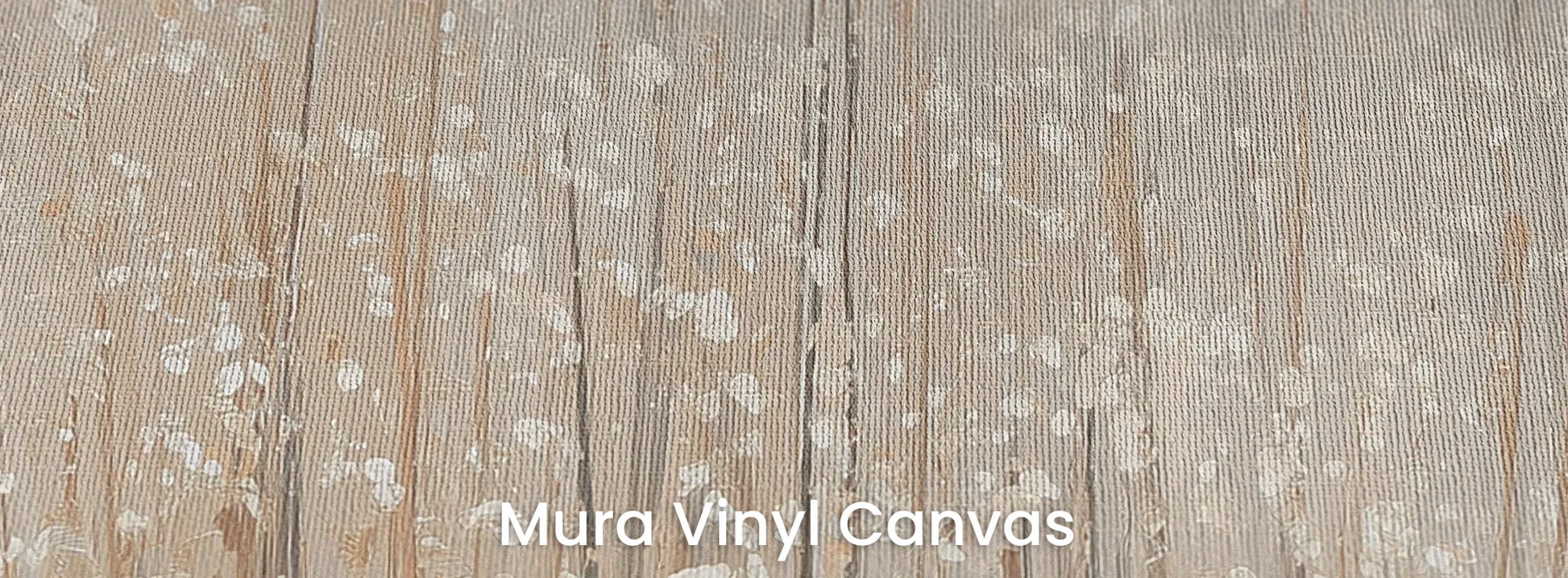 Zbliżenie na fototapetę GOLDEN WHISPERS - tapeta z delikatnymi źdźbłami traw w beżowej tonacji na podłożu o fakturze płótna.