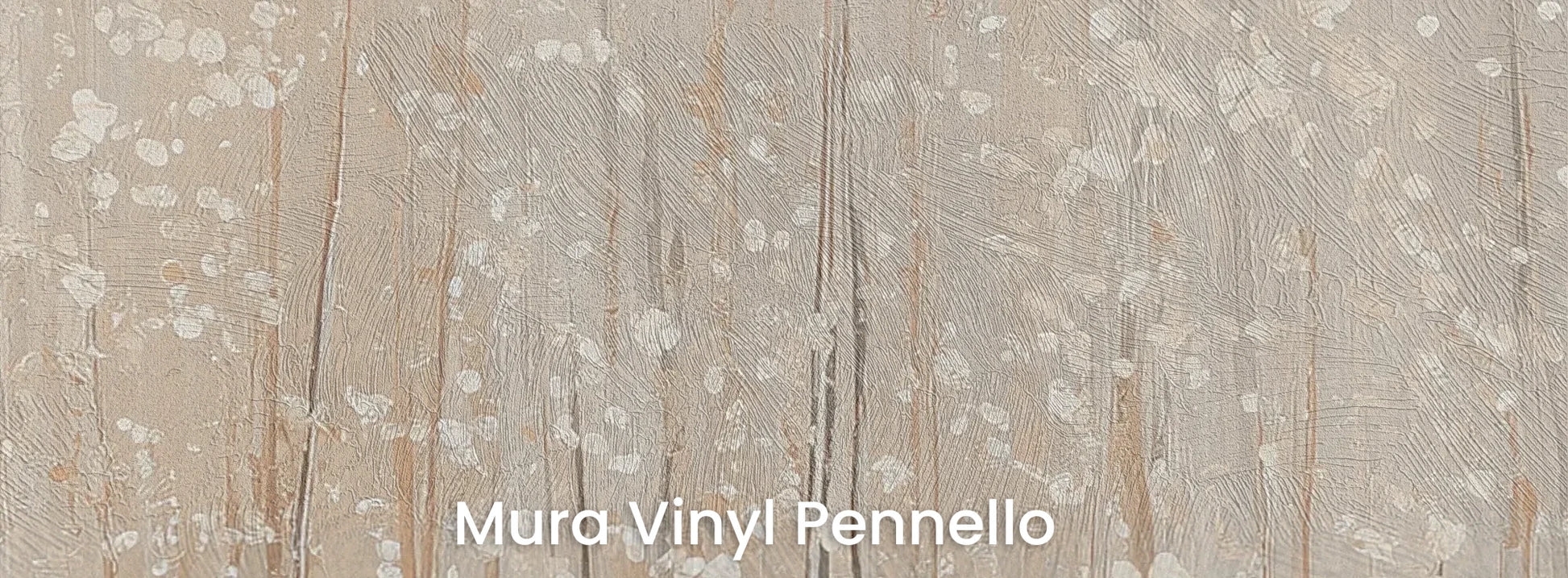 Zbliżenie na fototapetę GOLDEN WHISPERS - tapeta z delikatnymi źdźbłami traw w beżowej tonacji na podłożu o fakturze pociągnięć pędzla.