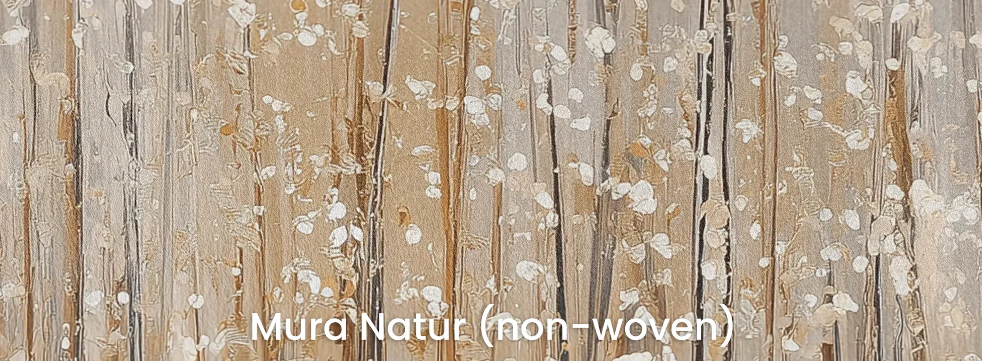 Zbliżenie na fototapetę GILDED BREEZE - tapeta z beżowymi źdźbłami traw w artystycznej kompozycji na naturalnym podłożu ekologicznym.