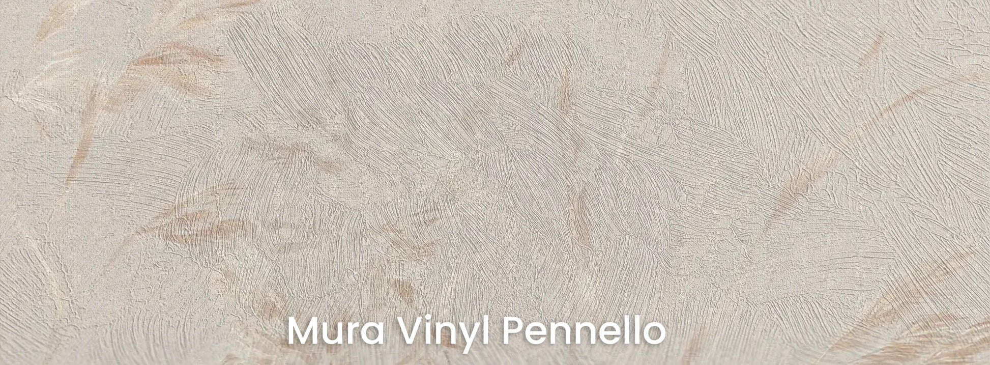 Zbliżenie na fototapetę PLATINUM BREEZE - tapeta z delikatnymi źdźbłami traw w jasnych beżach na podłożu o fakturze pociągnięć pędzla.