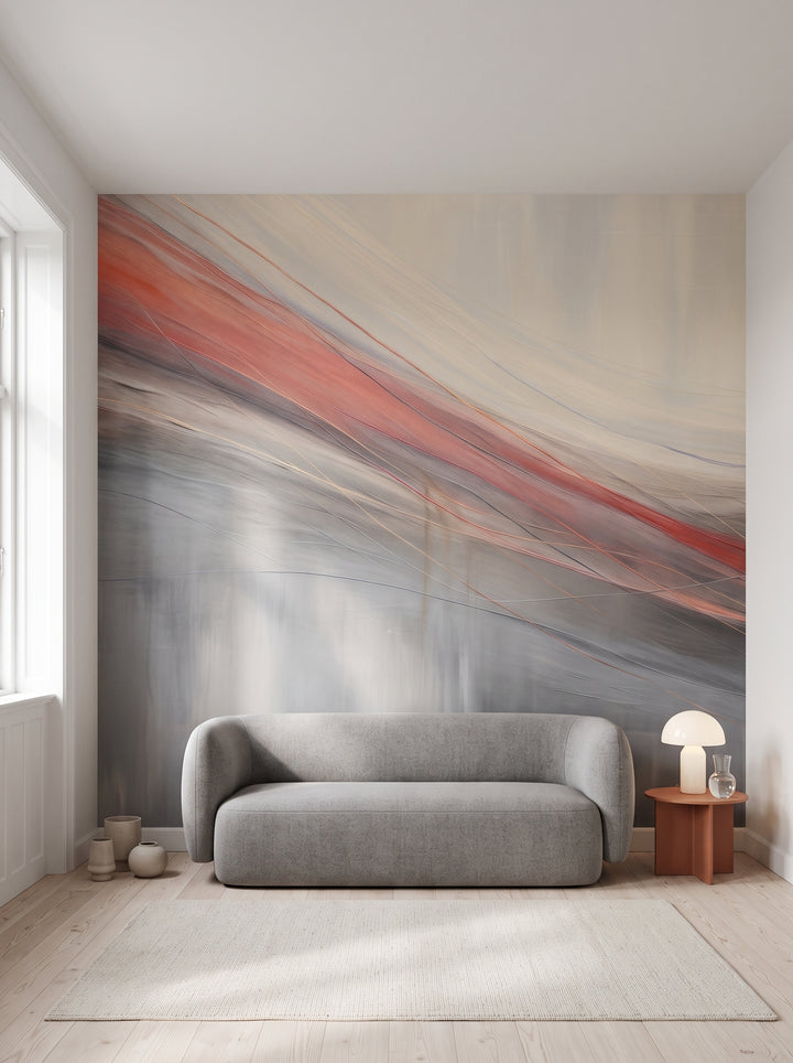 Fototapeta artystyczna o nazwie Rustic Elegance w aranżacji wnętrza: studio w kopenhaskim mieszkaniu.