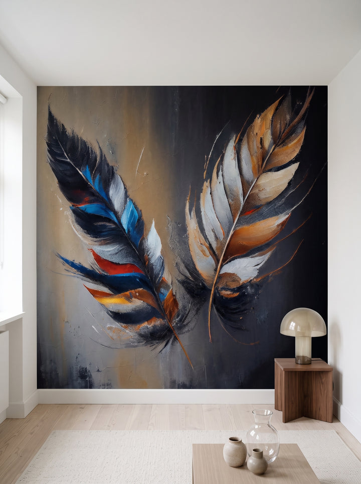 Fototapeta artystyczna o nazwie Sapphire Accent w aranżacji wnętrza: studio w Kopenhadze.