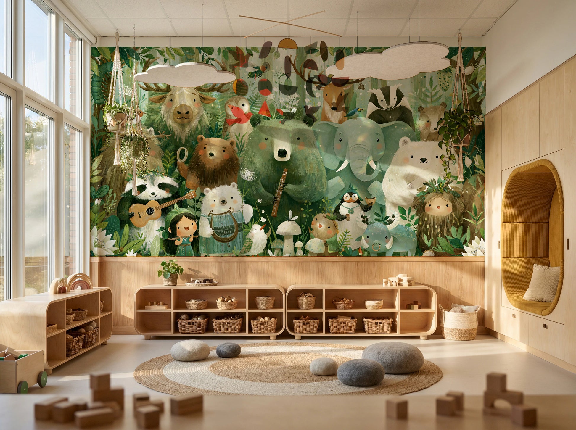 WOODLAND ORCHESTRA - leśny koncert zwierząt w akwareli — KIDS — Playroom 03