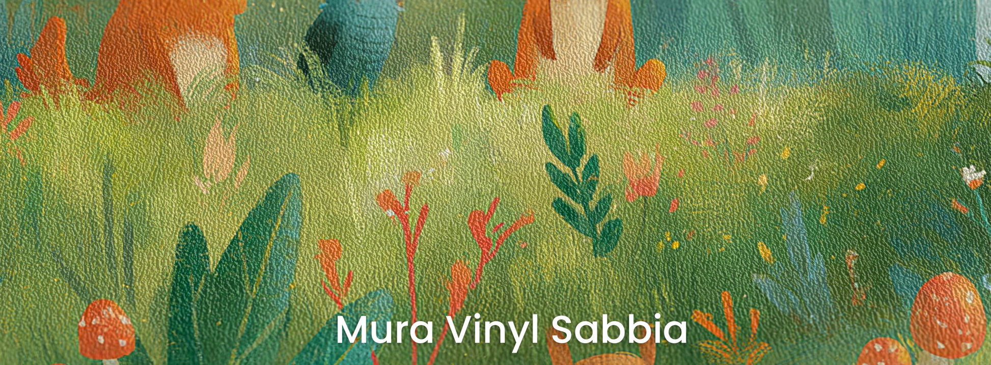 MOSSY GLADE - leśna polana ze zwierzętami w akwareli — Mura Sabbia