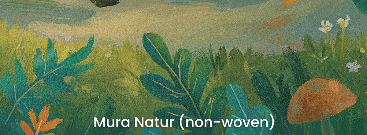 DANCING HOLLOW - tapeta z leśnymi zwierzętami dla dzieci — Mura Natur