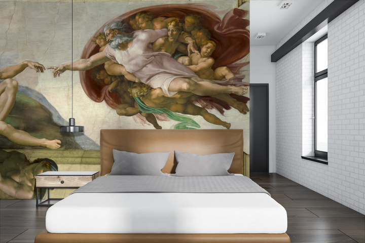 Photo wallpaper "The Creation of Adam" di Michelangelo (1511-1512)