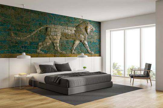 Fototapeta "Panel with striding lion" - Right - DECOMURA