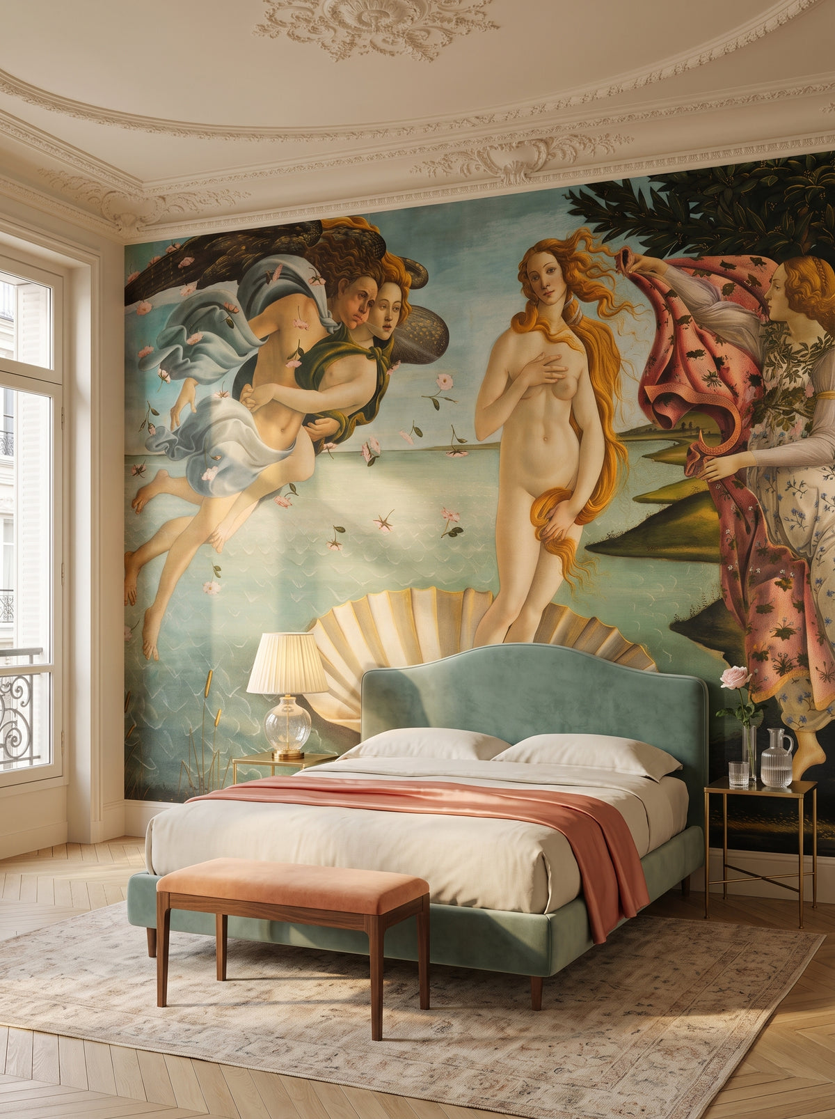 Wandbild „Die Geburt der Venus“ Sandro Botticelli (1483-1485)
