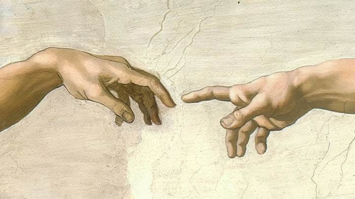 Photo wallpaper "The Creation of Adam" di Michelangelo (1511-1512)