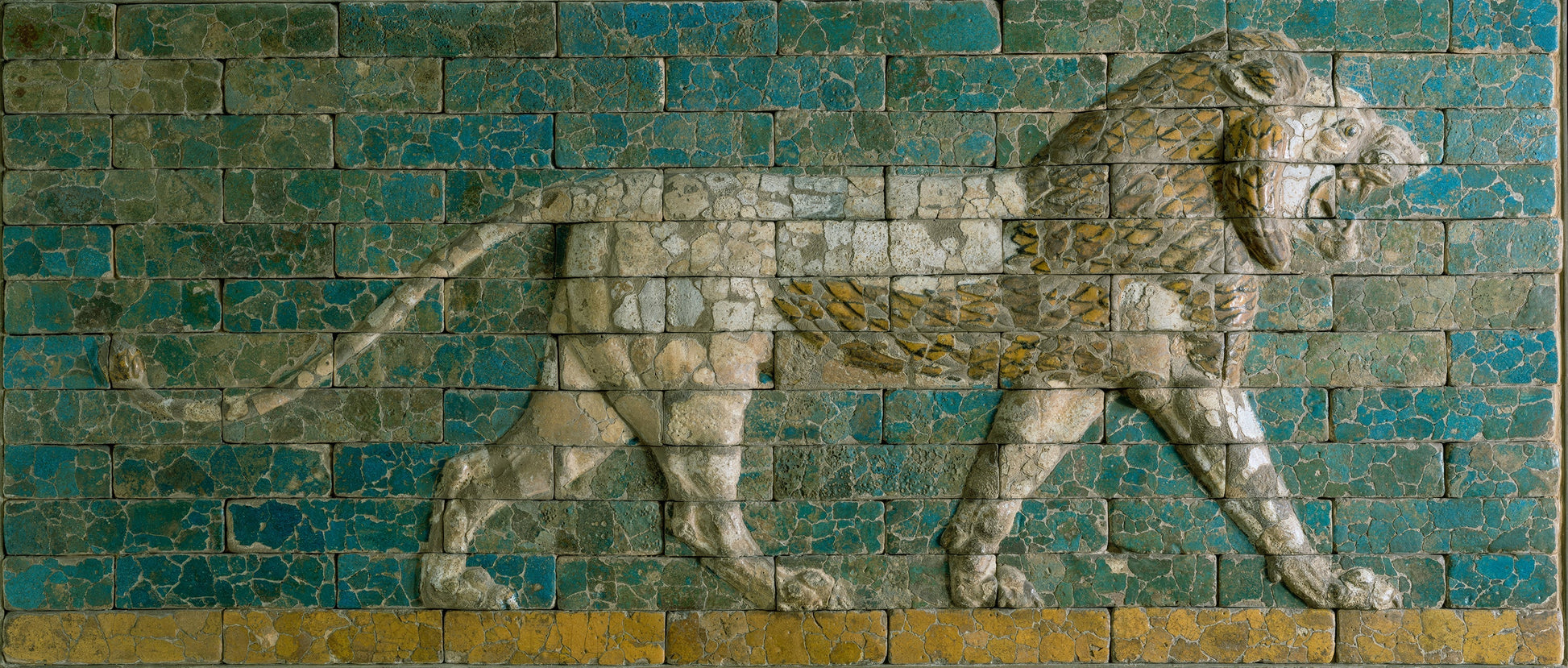 Fototapeta "Panel with striding lion" - Right - DECOMURA