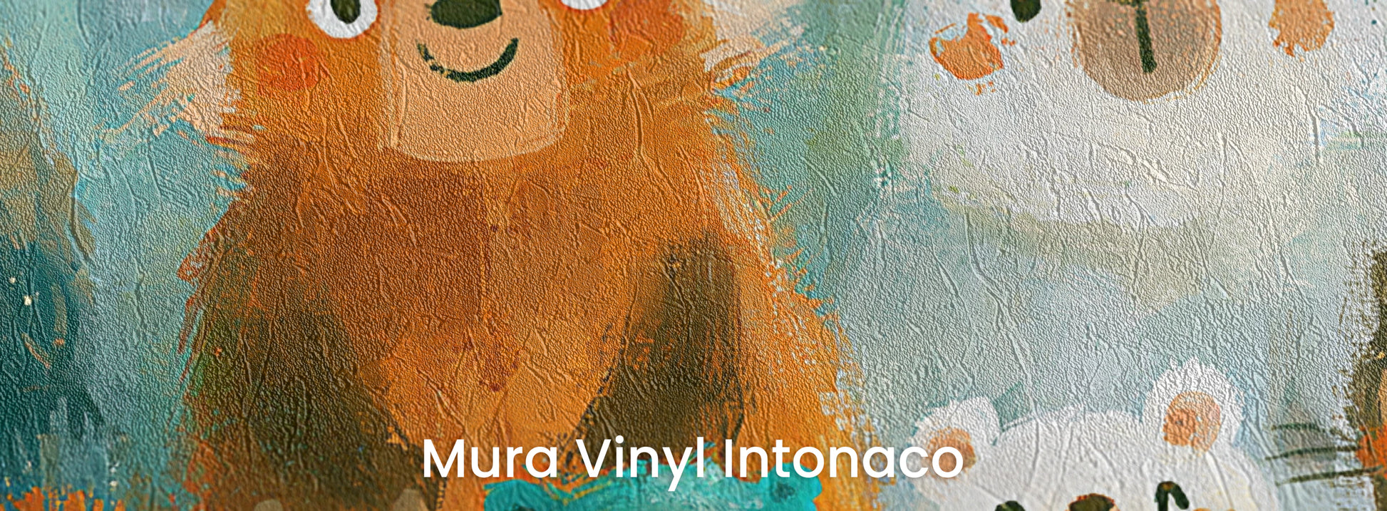 SUNLIT CLEARING - tapeta z leśnymi zwierzętami na polanie — Mura Intonaco