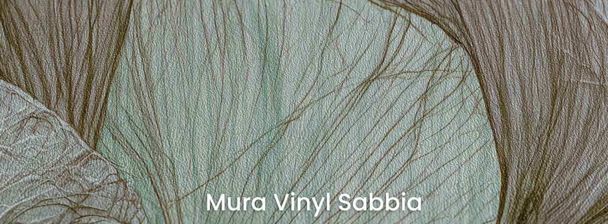 ABALONE sur le support Mura Vinyl Sabbia – texture granuleuse de sable