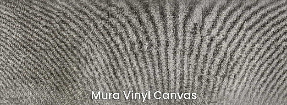 ASHEN SPIRES auf dem Trägermaterial Mura Vinyl Canvas – Leinwandstruktur