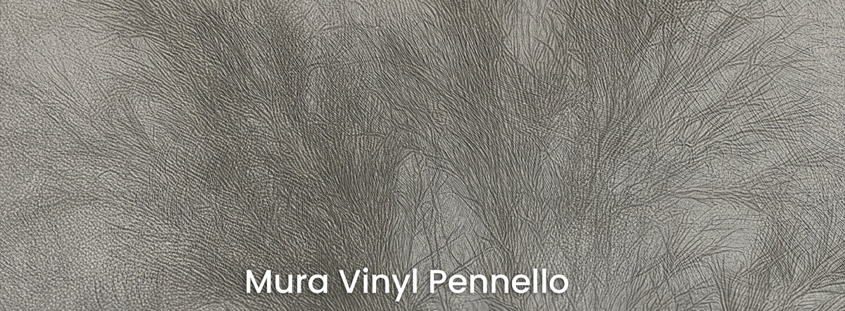 ASHEN SPIRES auf dem Trägermaterial Mura Vinyl Pennello – Struktur aus Pinselstrichen