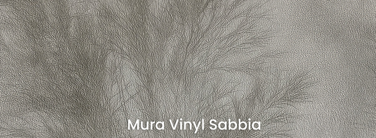 ASHEN SPIRES auf dem Trägermaterial Mura Vinyl Sabbia – Sandstruktur