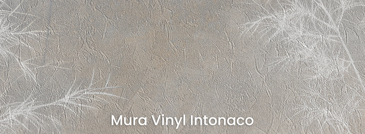 BAMBOO AND BONE auf dem Trägermaterial Mura Vinyl Intonaco – Reibeputz-Struktur