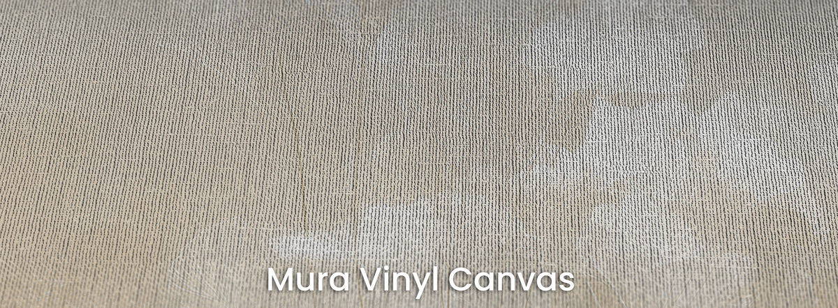 BILLOW on Mura Vinyl Canvas – canvas weave in the blue sky