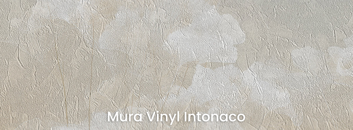 BILLOW on Mura Vinyl Intonaco – plaster texture in white clouds of leaves