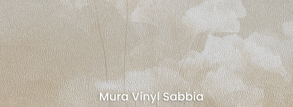 BILLOW on Mura Vinyl Sabbia – grainy texture between the stems