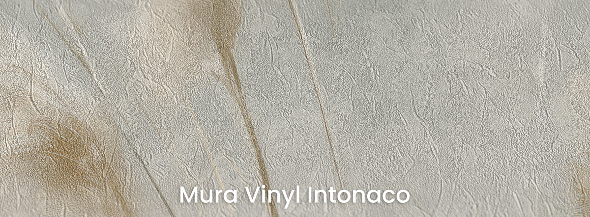 BLUE UPDRAFT sur le support Mura Vinyl Intonaco – texture d'enduit