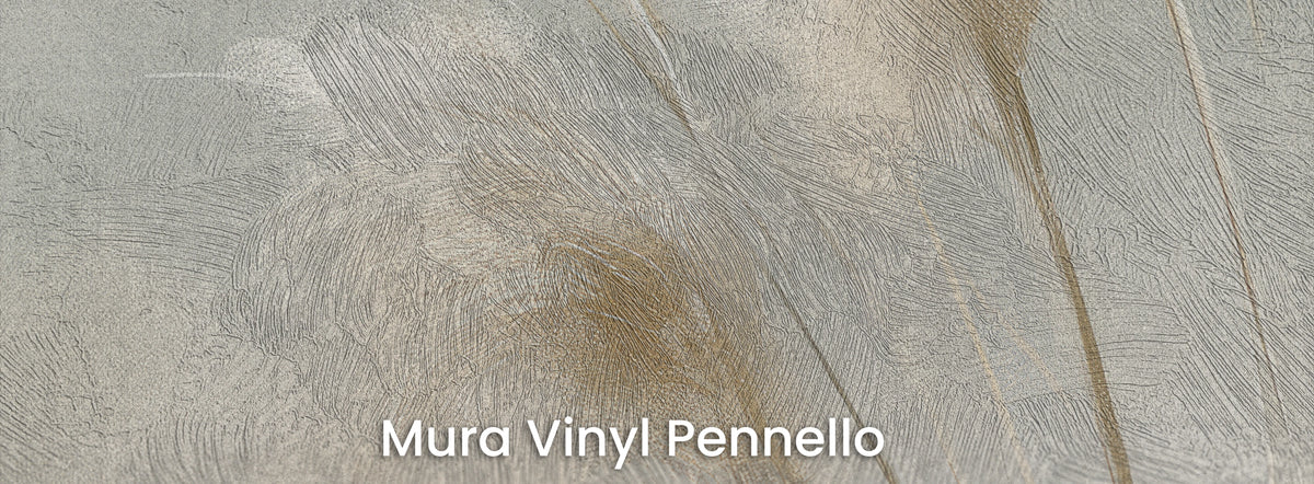BLUE UPDRAFT sur le support Mura Vinyl Pennello – coups de pinceau visibles