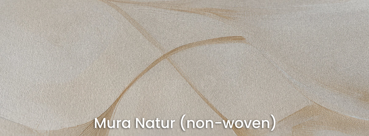 CAMEO auf Mura Natur – mattes Vlies unter sich kreuzenden Stielen