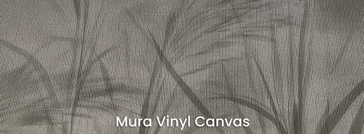 CANEBRAKE sobre el soporte Mura Vinyl Canvas: textura de lienzo bajo las hojas de junco