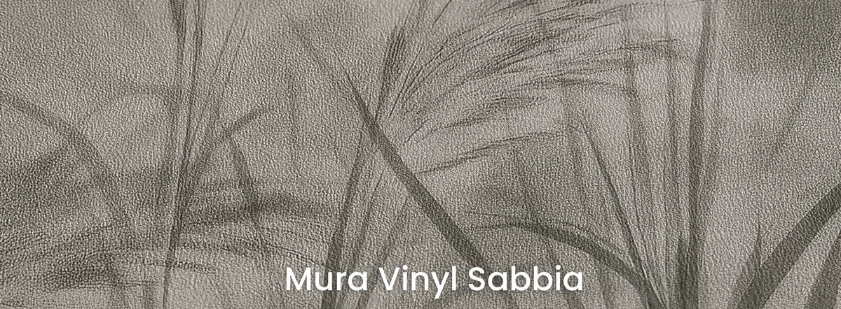 CANEBRAKE sobre el soporte Mura Vinyl Sabbia: textura granulada de arena gruesa