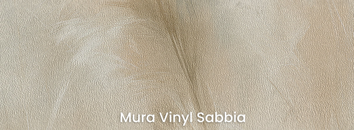 CASHMERE TUFTS sur le support Mura Vinyl Sabbia – texture granuleuse