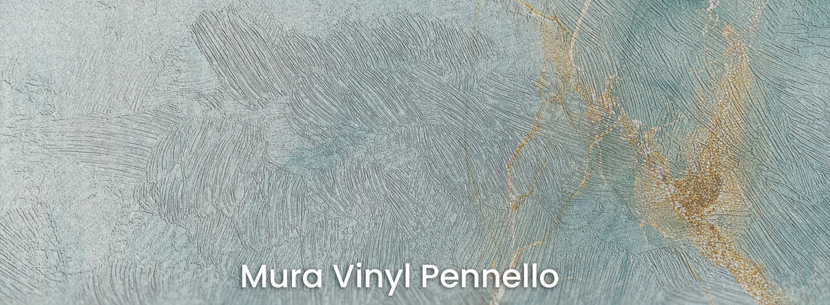 CELADON KINTSUGI on Mura Vinyl Pennello – brushstroke texture