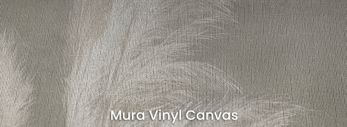 CHALK CRESCENDO auf dem Trägermaterial Mura Vinyl Canvas – Leinwandstruktur