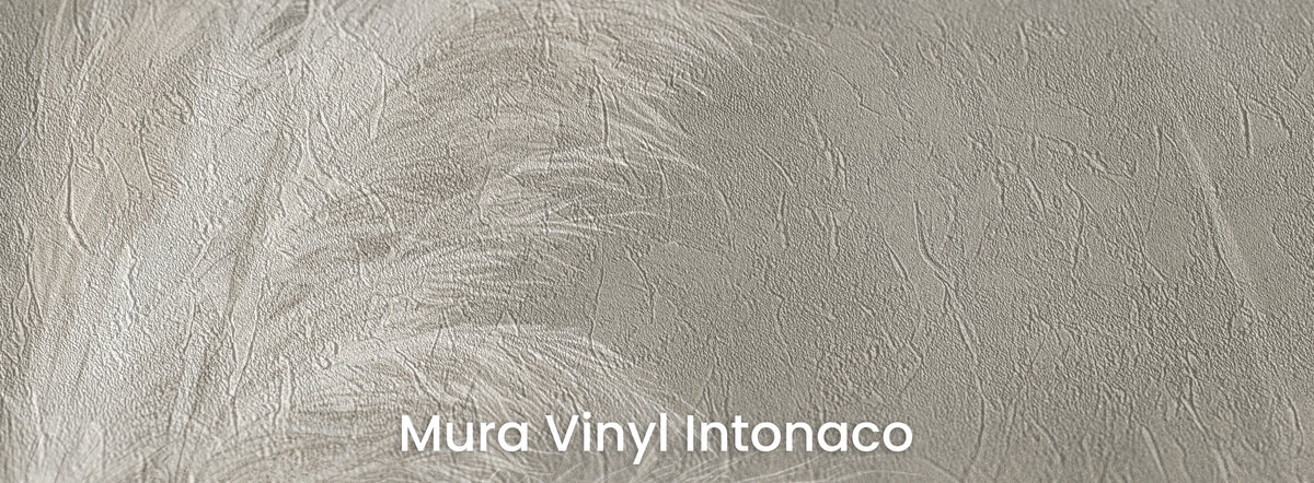 CHALK CRESCENDO auf dem Trägermaterial Mura Vinyl Intonaco – Reibeputz-Struktur
