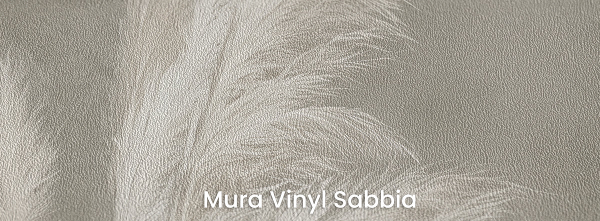CHALK CRESCENDO auf dem Trägermaterial Mura Vinyl Sabbia – körnige Struktur